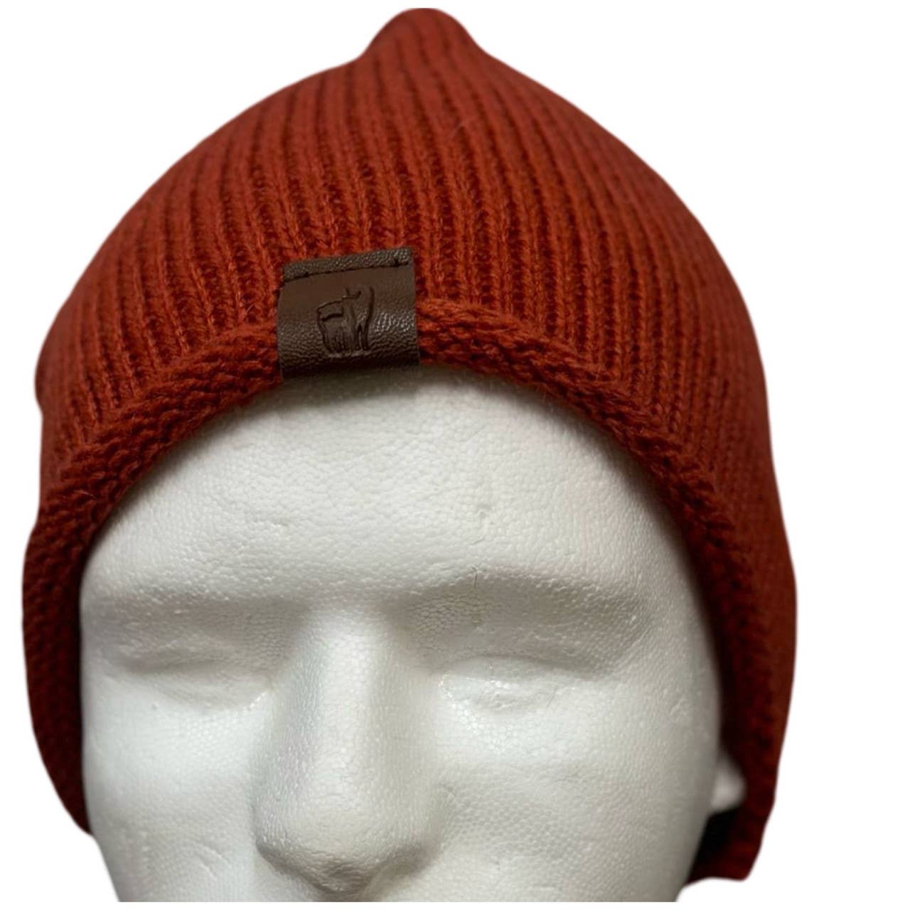 Katty Reversed Knit 100% Alpaca Adult Beanie Solid Earth