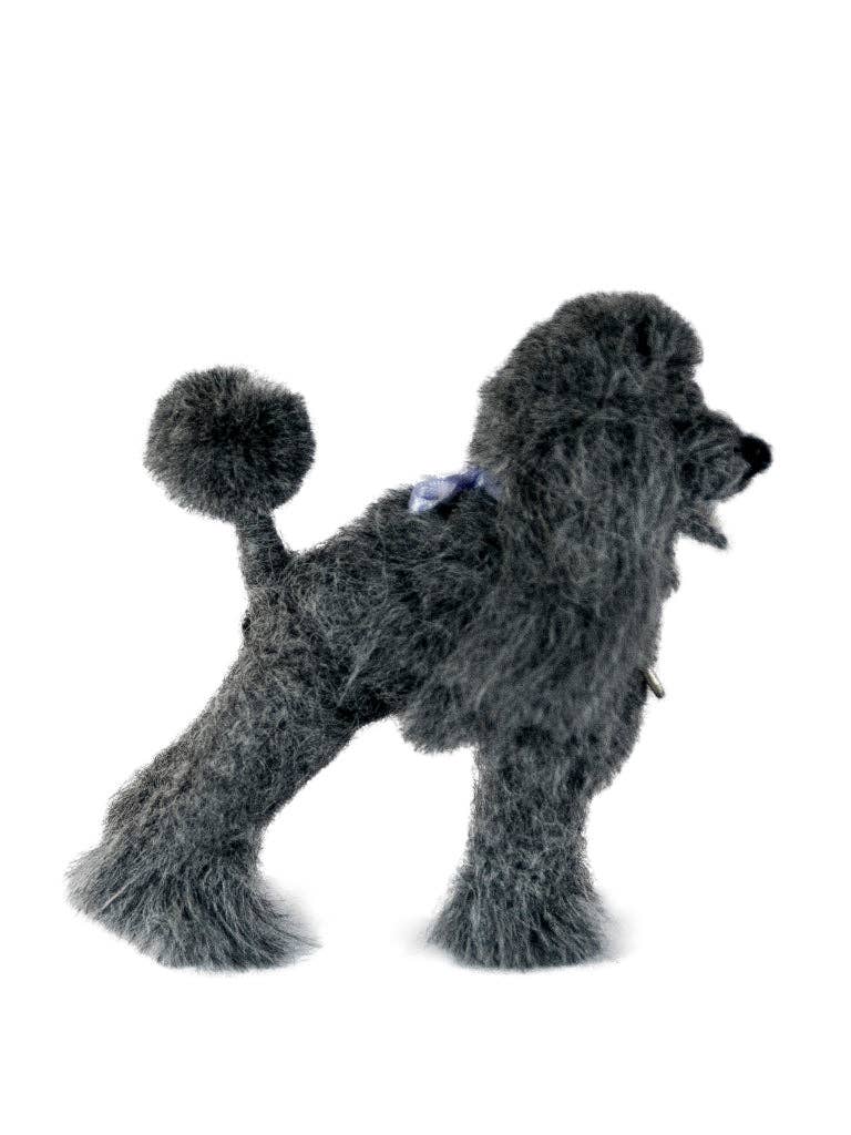 Poodle Dog- Artisan Hand-Felted Alpaca Sculpture