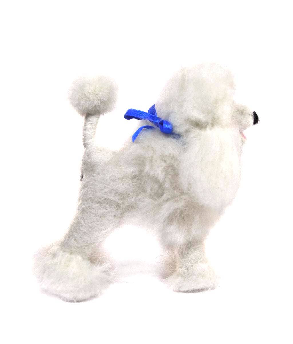 Poodle Dog- Artisan Hand-Felted Alpaca Sculpture
