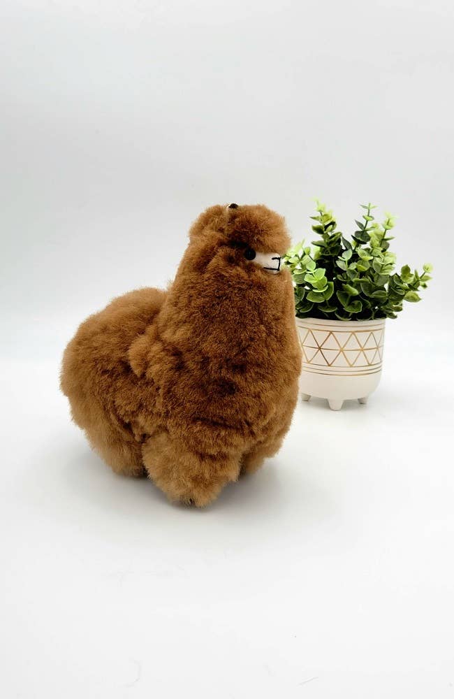 Classic Alpaca 8" | Alpaca Stuffed Animal | Handmade