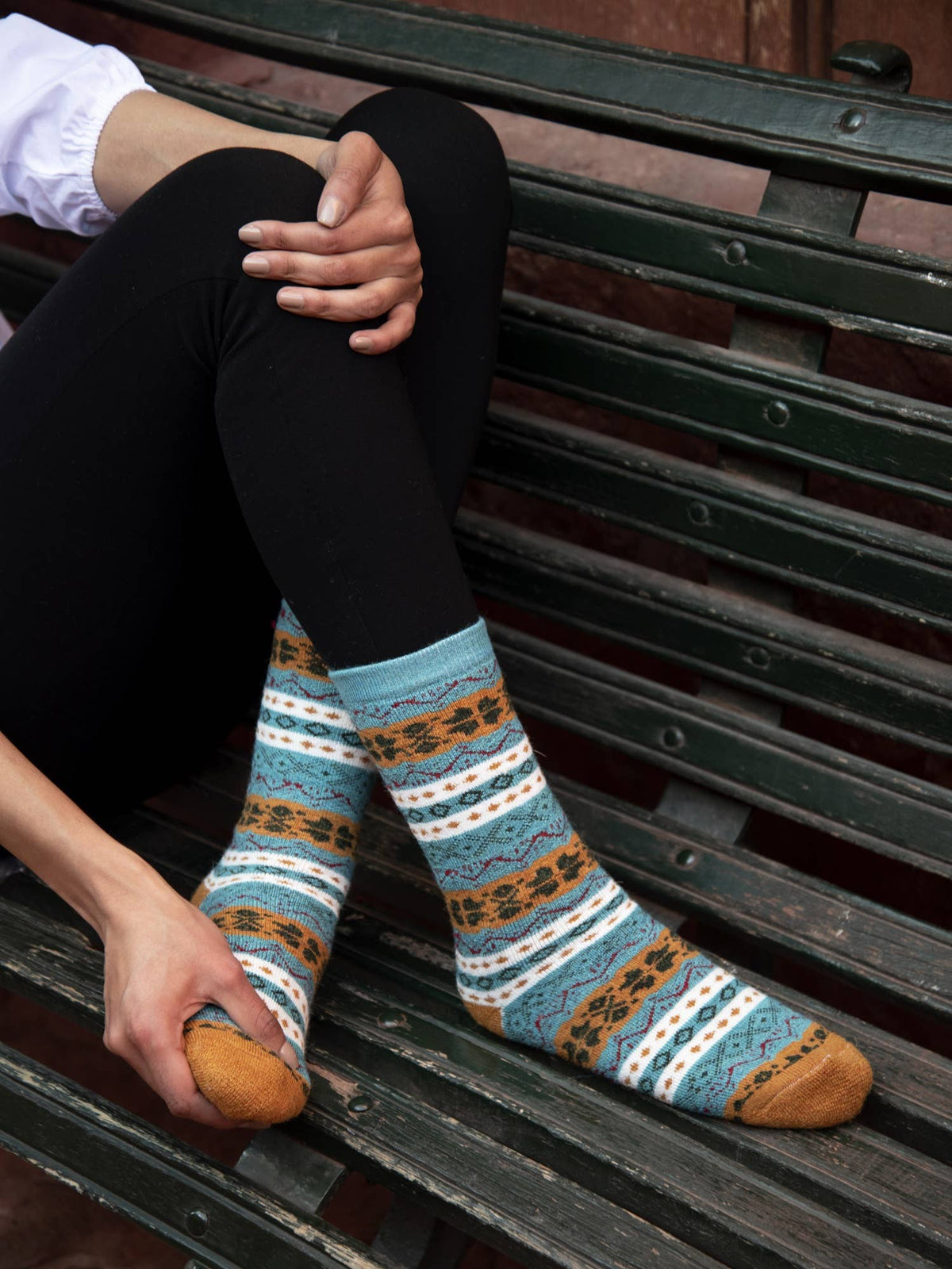 Nordic Alpaca Socks | Full Cushion Socks | Crew Socks
