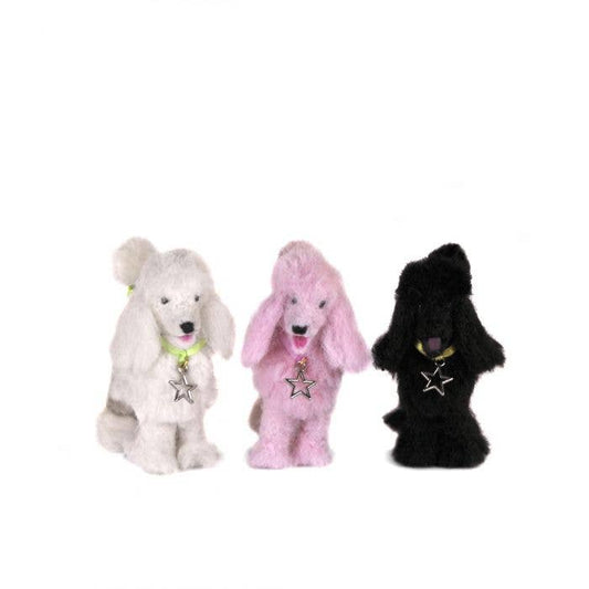 Poodle Dog- Artisan Hand-Felted Alpaca Sculpture