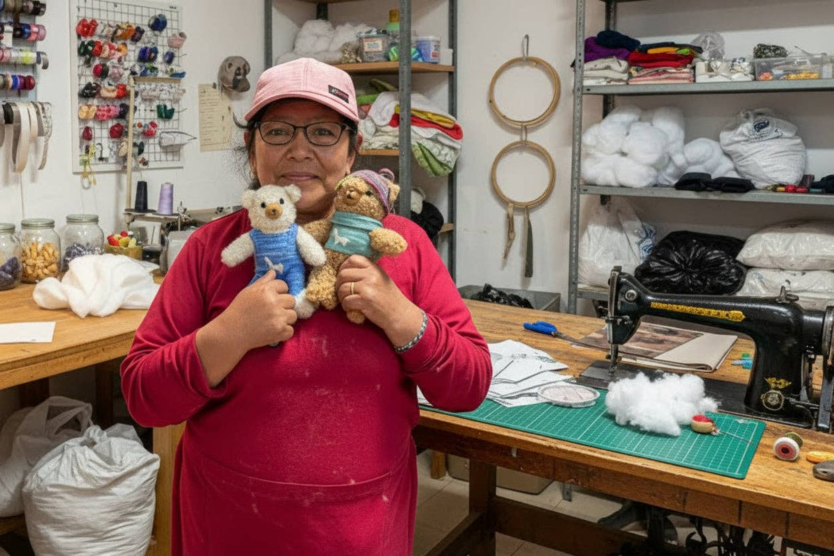 Merino Curlicue Bears