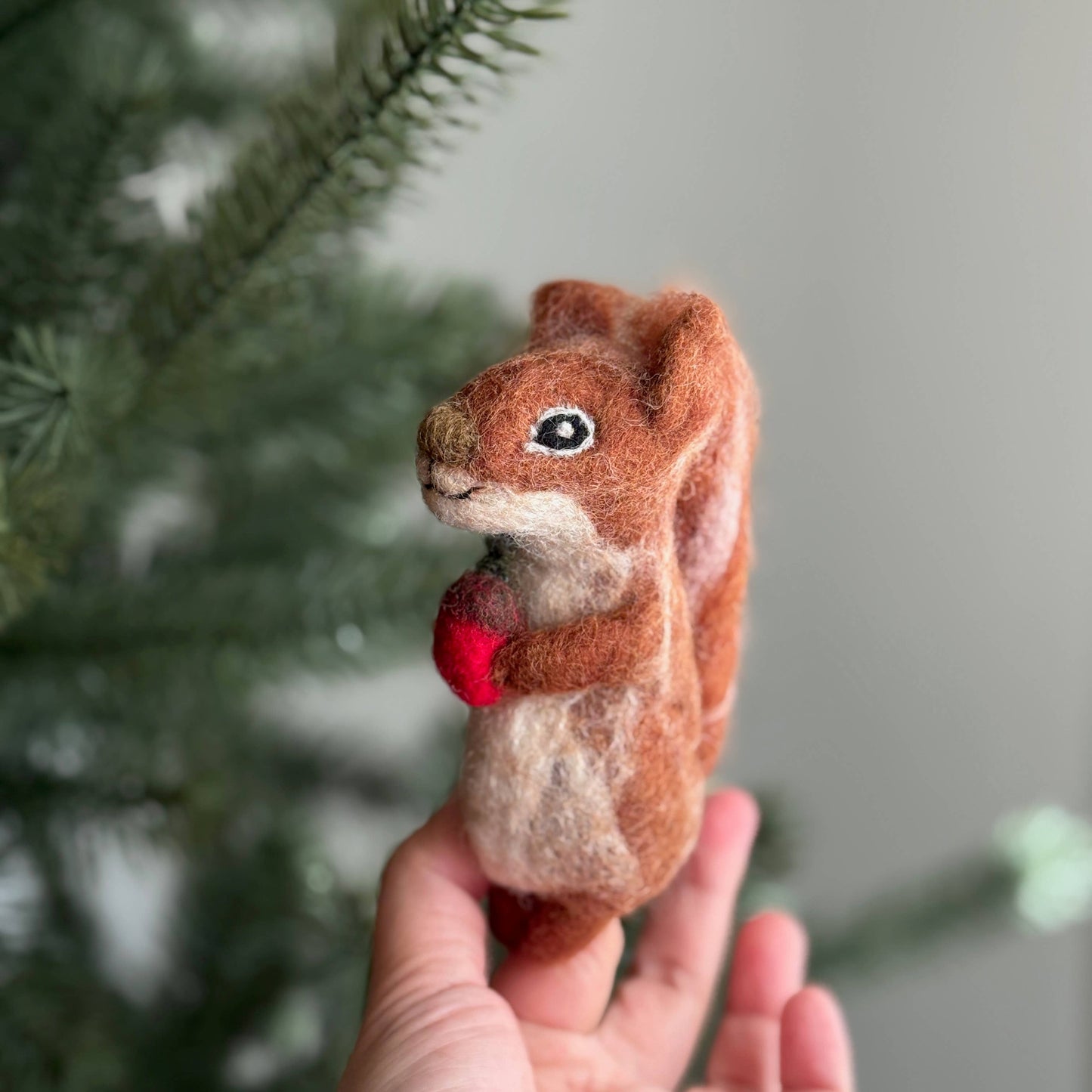 Squirrel Finger Puppet