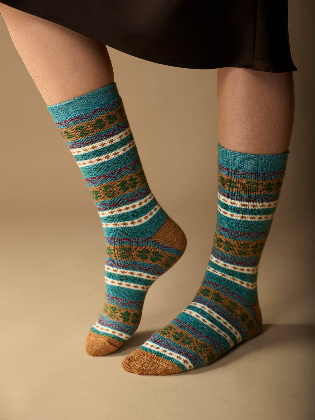 Nordic Alpaca Socks | Full Cushion Socks | Crew Socks