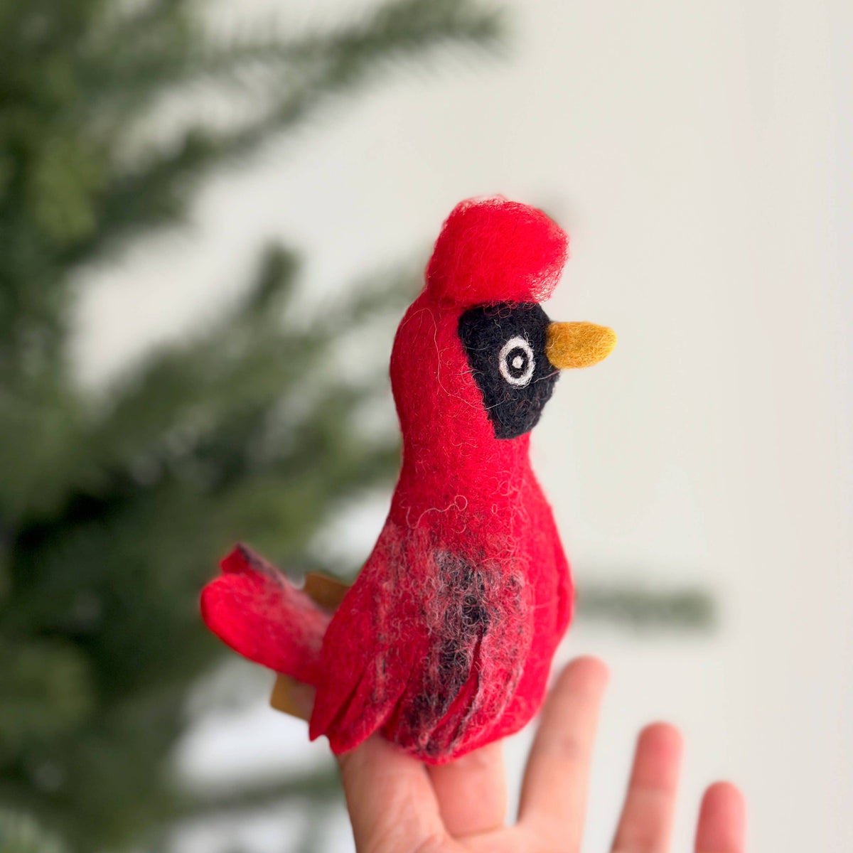 Cardinal Finger Puppet