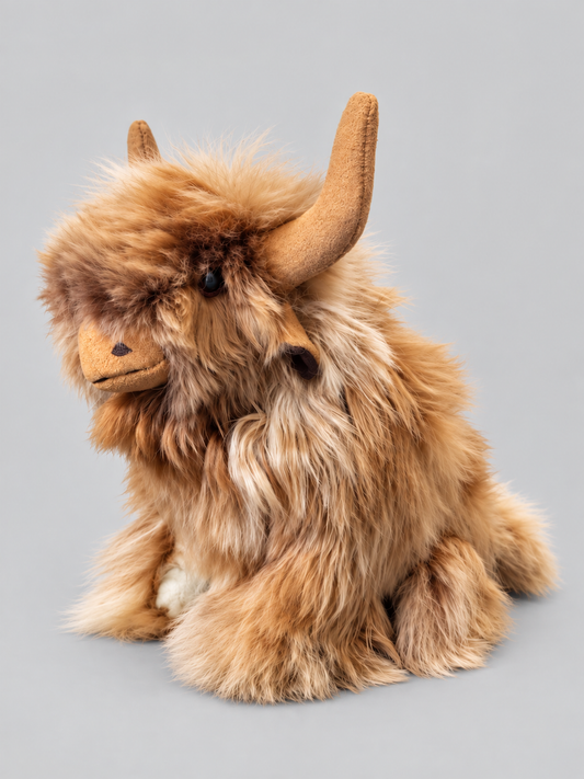 Highland Cow 8" | Alpaca Stuffed Animal | Handmade **Updated