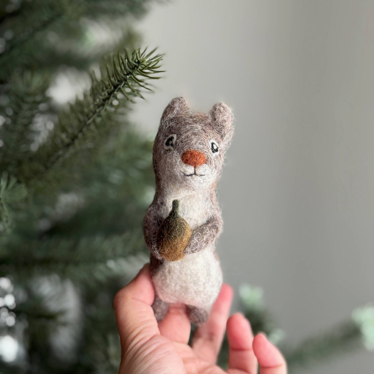 Squirrel Finger Puppet
