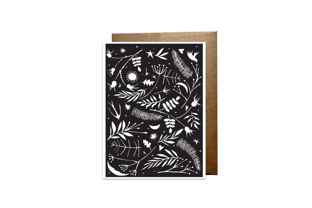 "Winter Solstice Pattern" Card