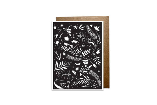 "Winter Solstice Pattern" Card