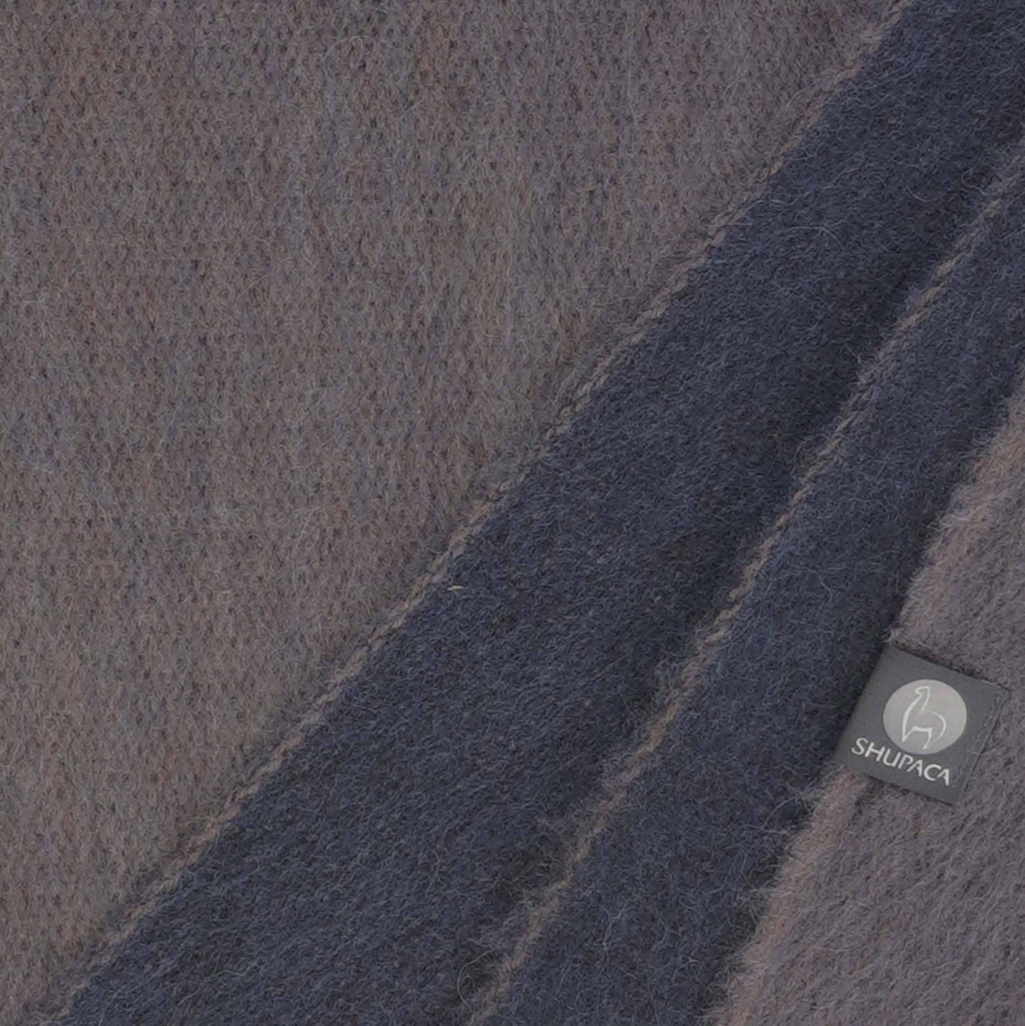 Alpaca Double Sided Throw - Toffee Breeze