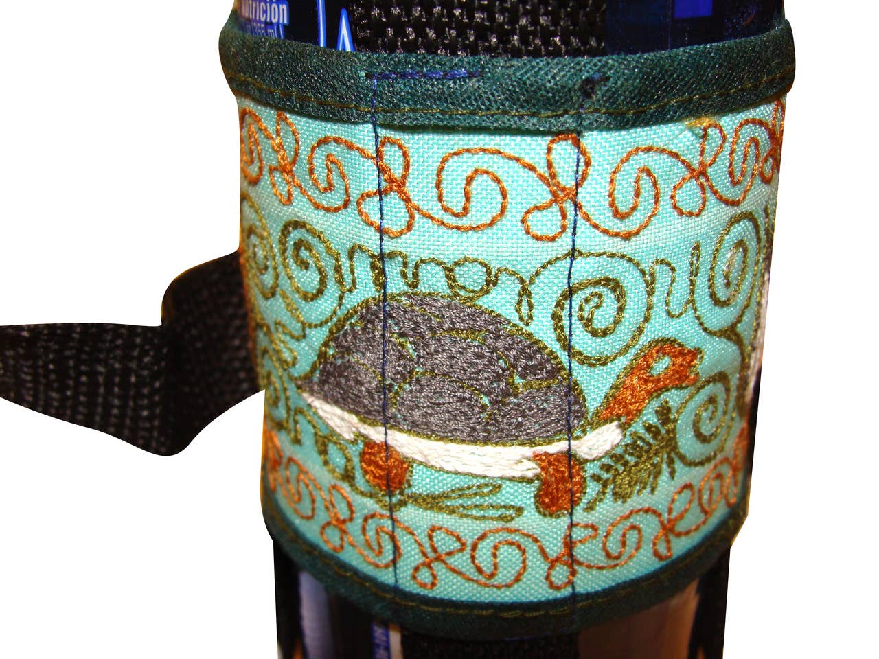 Embroidered Colca Nature Fauna Water Bottle Holder