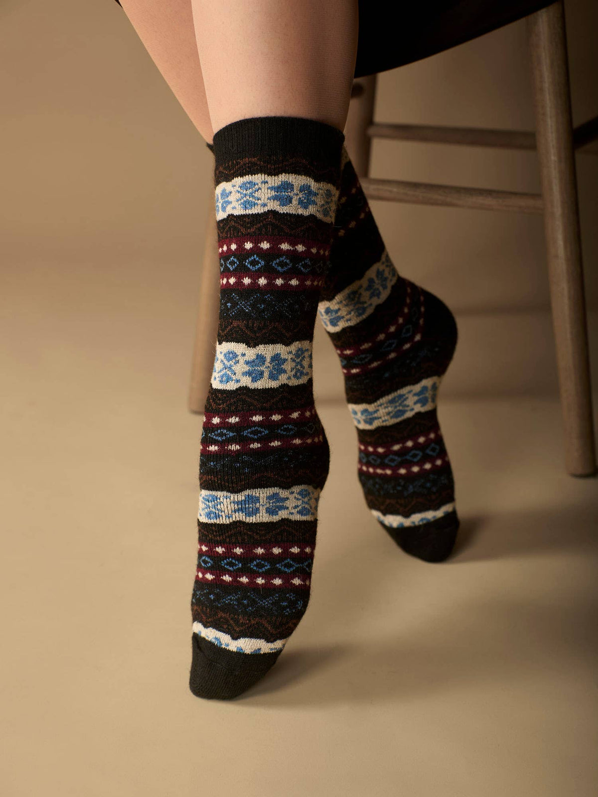 Nordic Alpaca Socks | Full Cushion Socks | Crew Socks