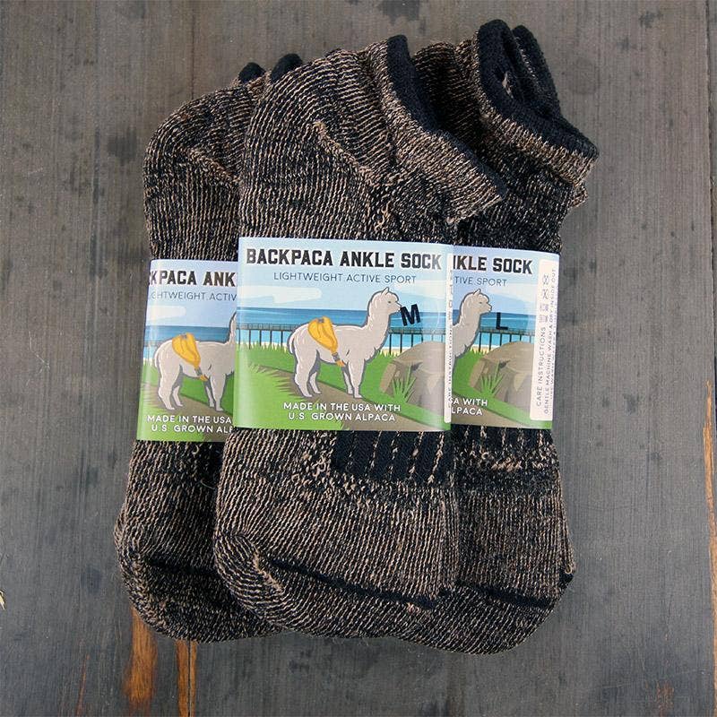 BACKPACA Hiker Alpaca ANKLE Sock