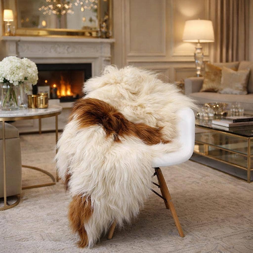 Icelandic Sheepskin Rug Scandinavian Home Decor #13