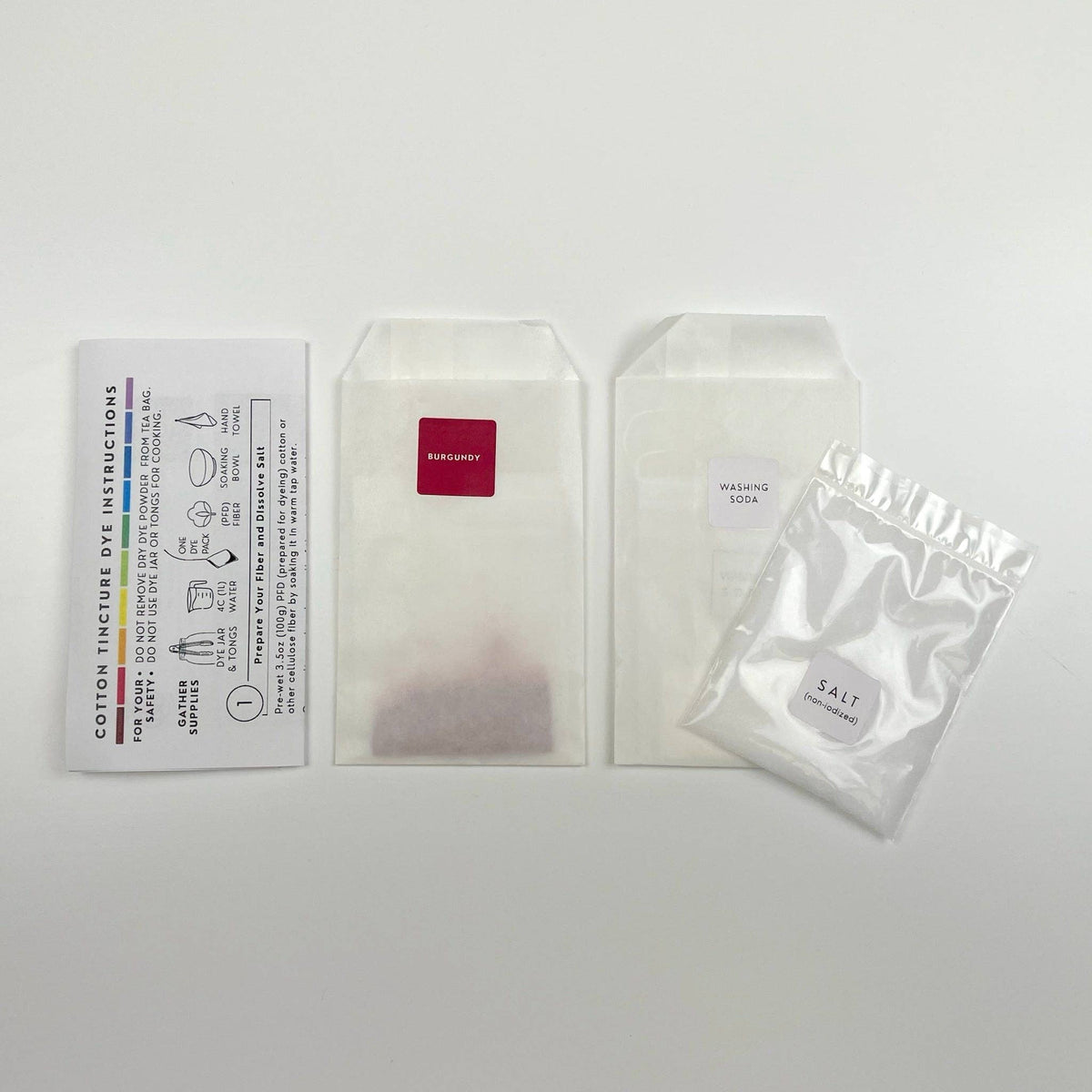 Cotton Tincture - Dye Packs
