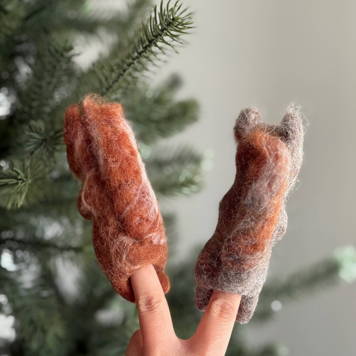 Squirrel Finger Puppet