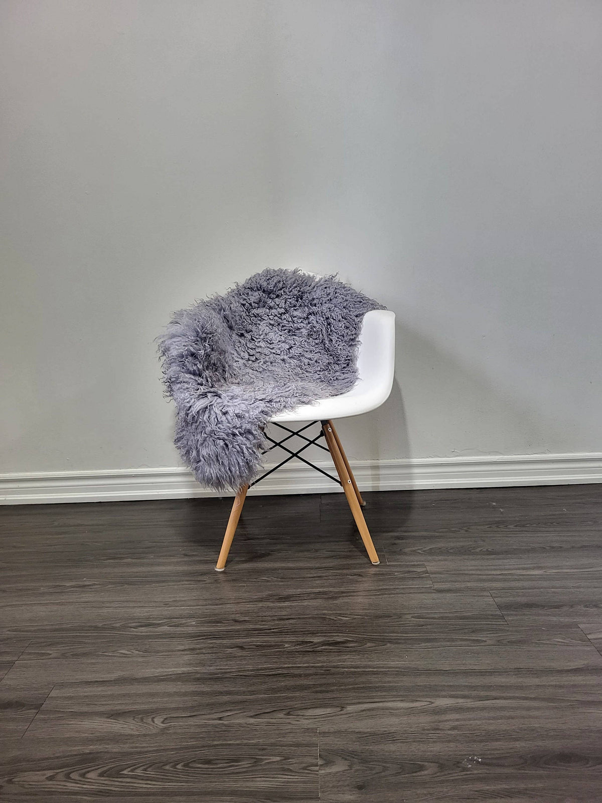 Icelandic Sheepskin Rug With Soft Silky Long Wool #66