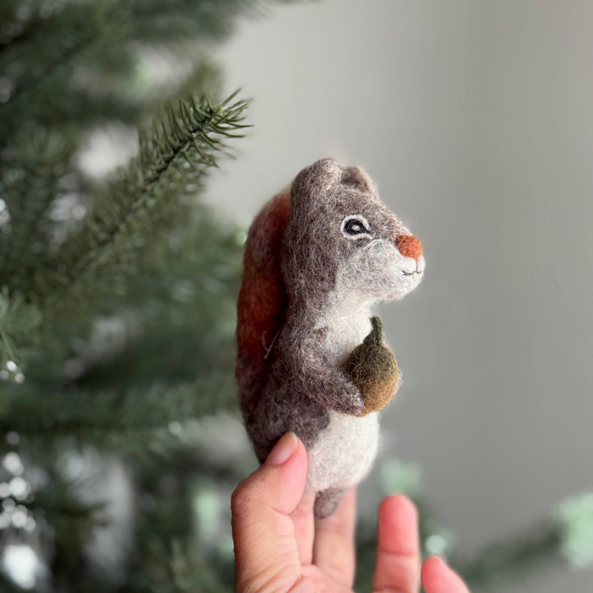 Squirrel Finger Puppet