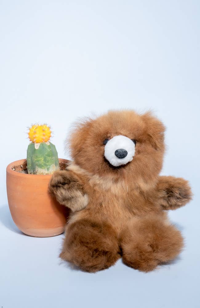 Teddy Bear 10" | Alpaca Stuffed Animal | Handmade