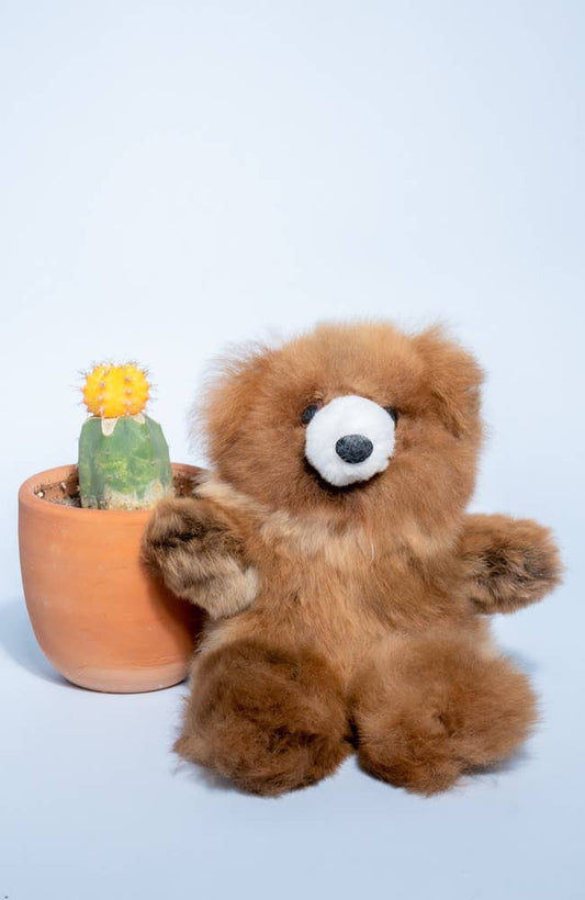Teddy Bear 10" | Alpaca Stuffed Animal | Handmade