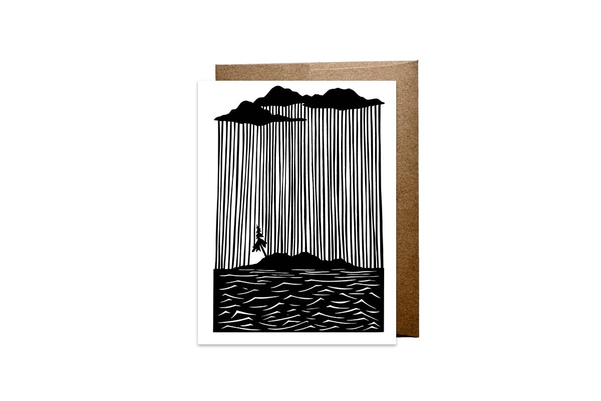 "Rainy Island" Card