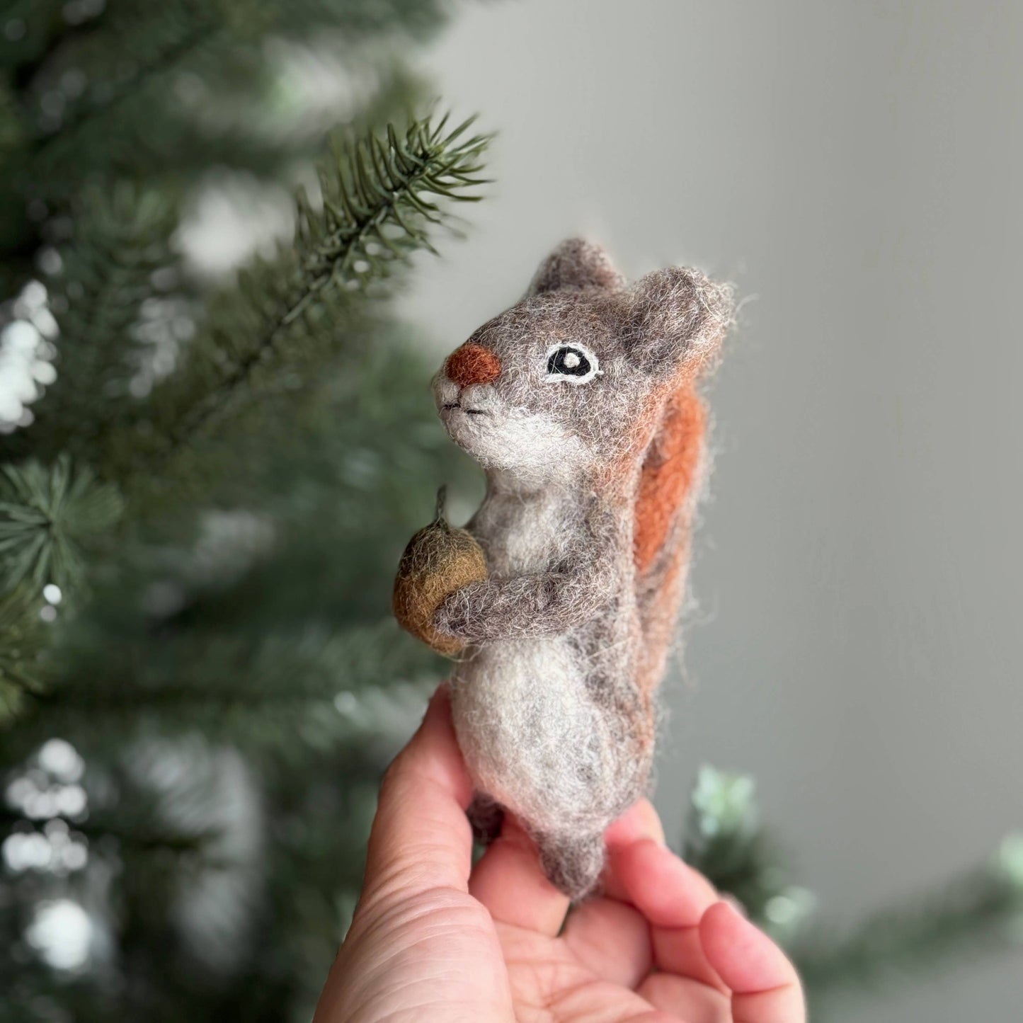 Squirrel Finger Puppet